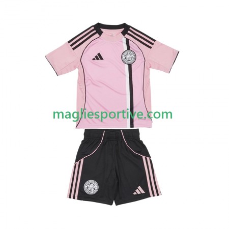 Completo Calcio Leicester City Bambino Divisa Terza 2025-2026